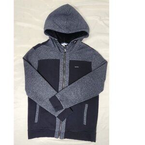 Calvin Klein  Gray Full Zip Hoodie Size M
